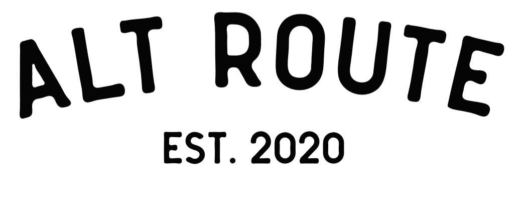Le logo Alt Route. Texte noir sur fond blanc : « Alt Route ». 
