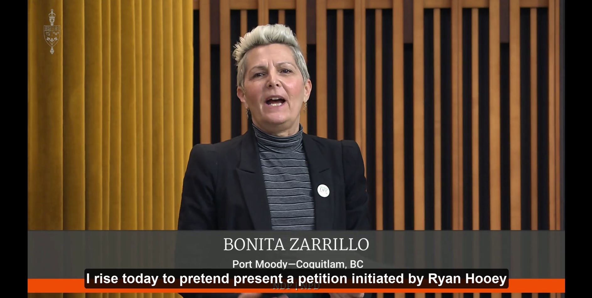 La députée Bonita Zarrillo dépose la pétition d’INCA sur les pompes à insuline accessibles à la Chambre des communes.
