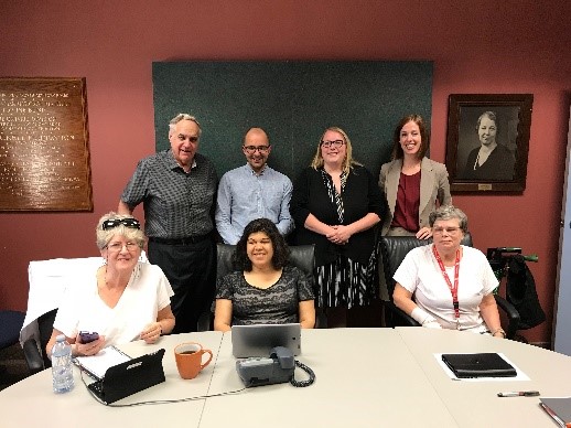 CNIB Hamilton tech group holds roundtable discussion with provincial candidates as part of the Re-Vision ADP campaign.