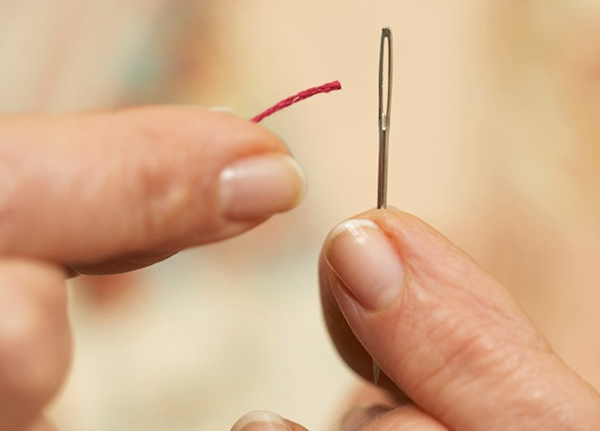threading a needle